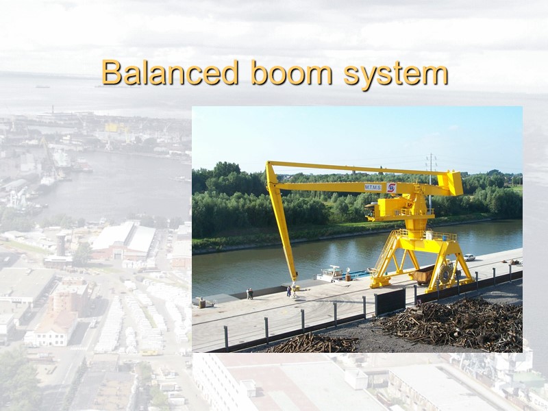 Balanced boom system